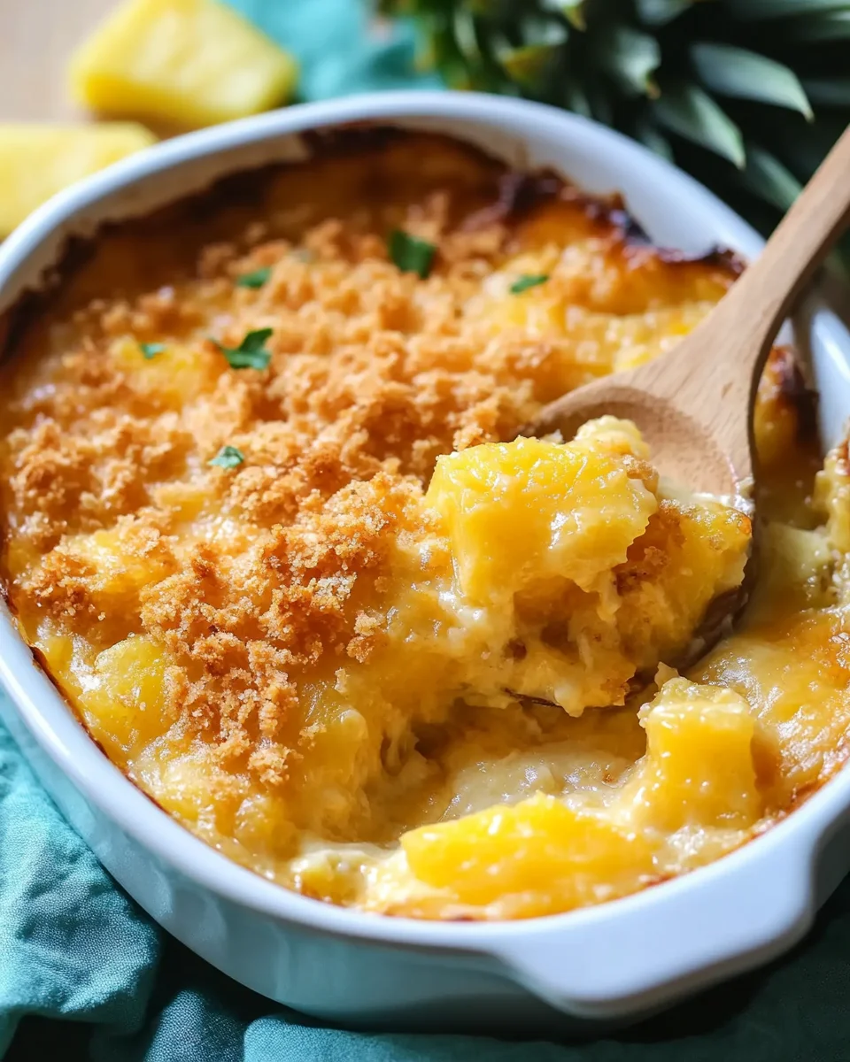 pineapple casserole recipe