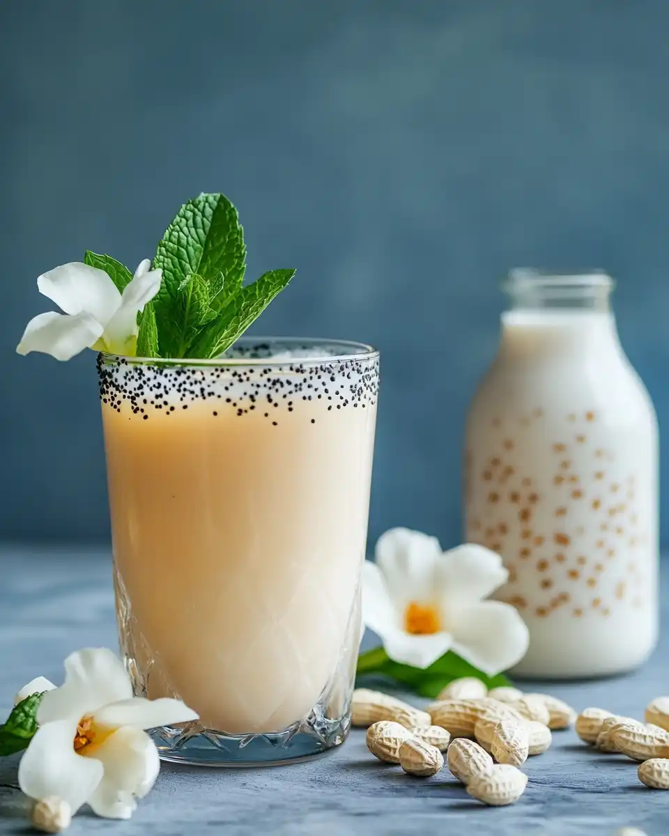 Homemade Orgeat Syrup Close-Up