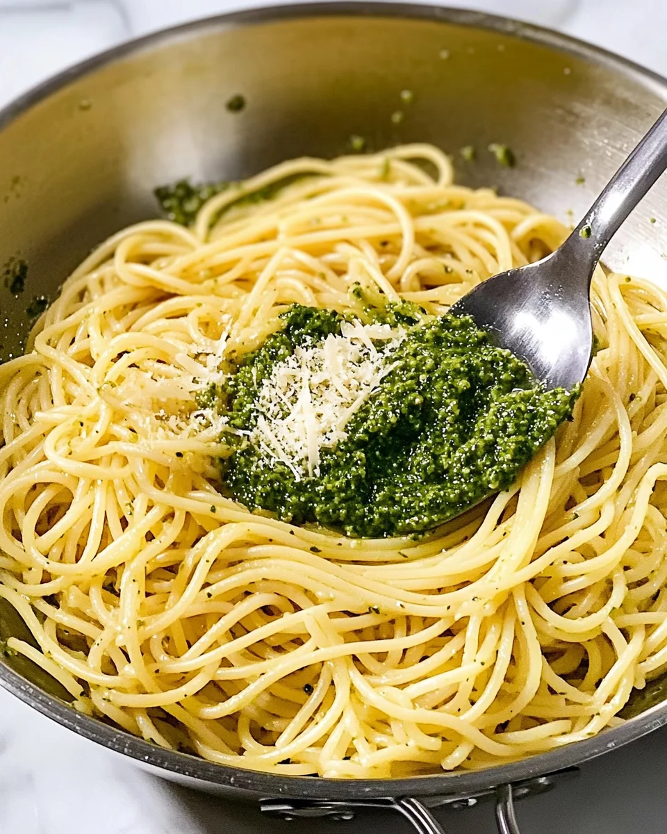 green spaghetti