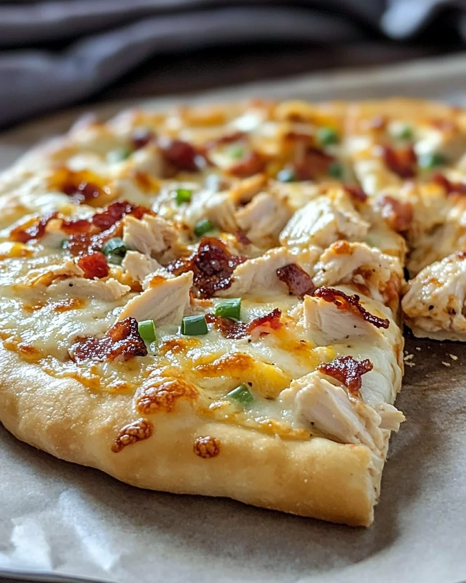 Homemade Chicken Bacon Ranch Pizza Recipe That Wows