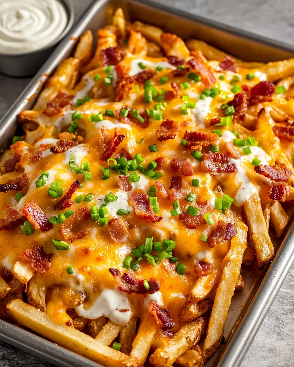 How to Plate Loaded Fries?