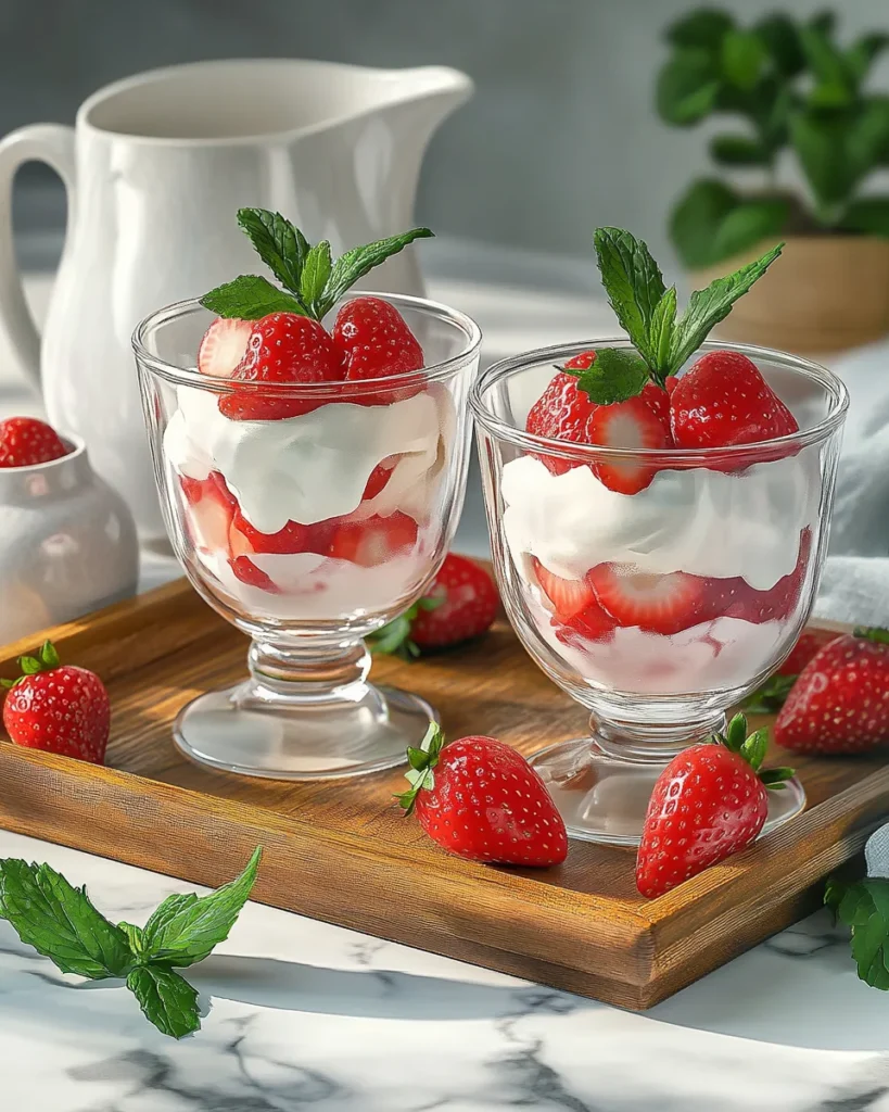 Delicious Fresas con Crema: Mexican Dessert Classic