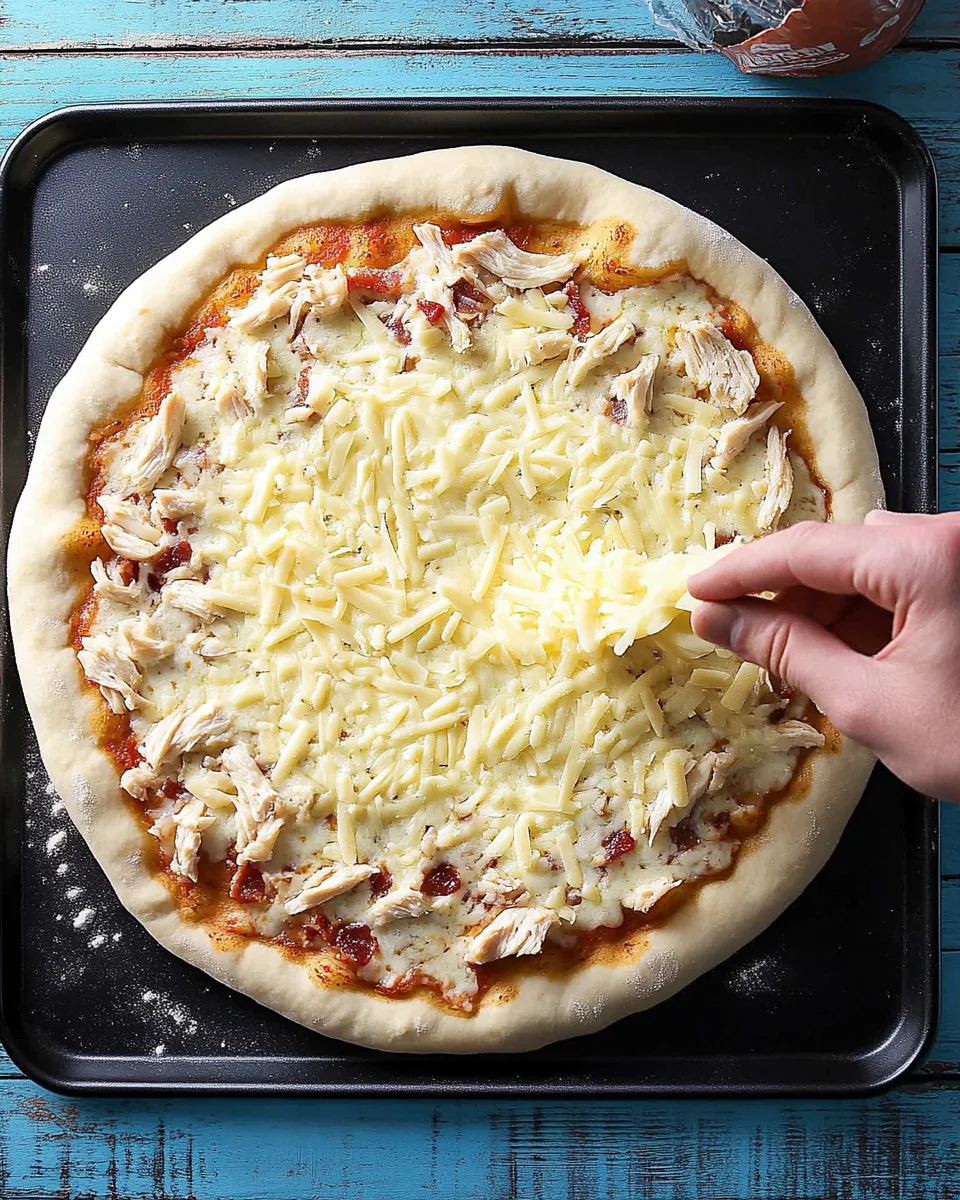 Chicken Bacon Ranch Pizza