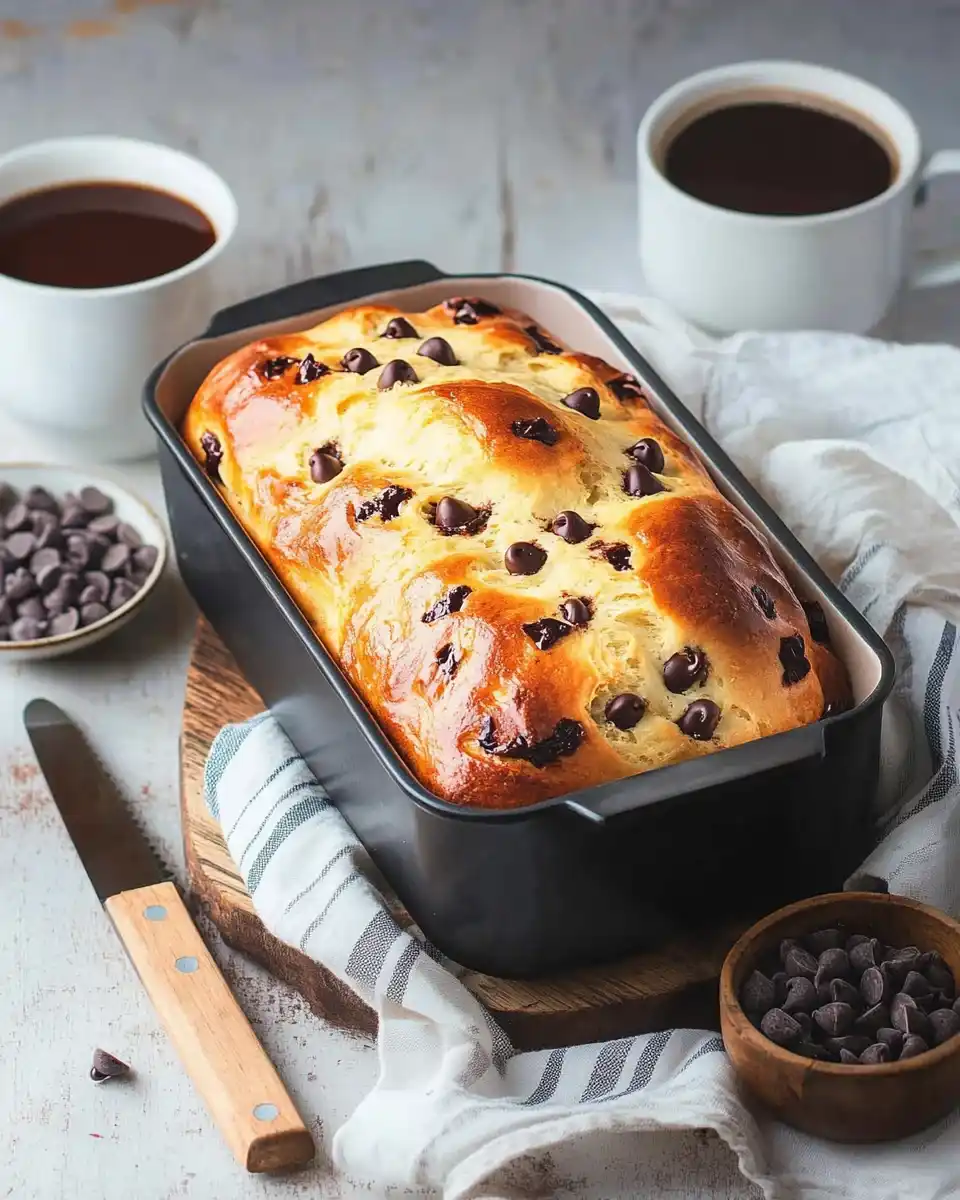 Braided Chocolate Chip Brioche