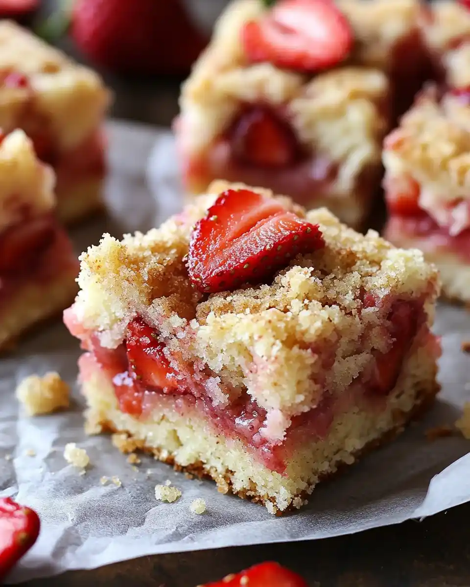 Strawberry Crumb Cake