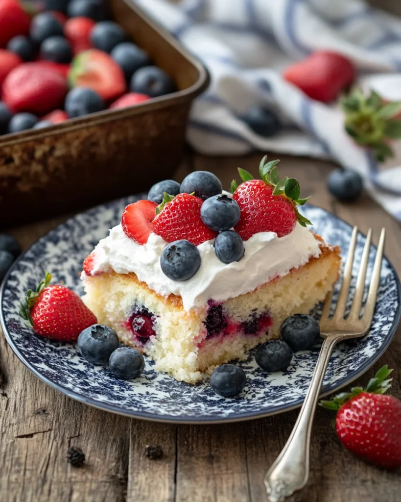 A decorated kefir sheet cake