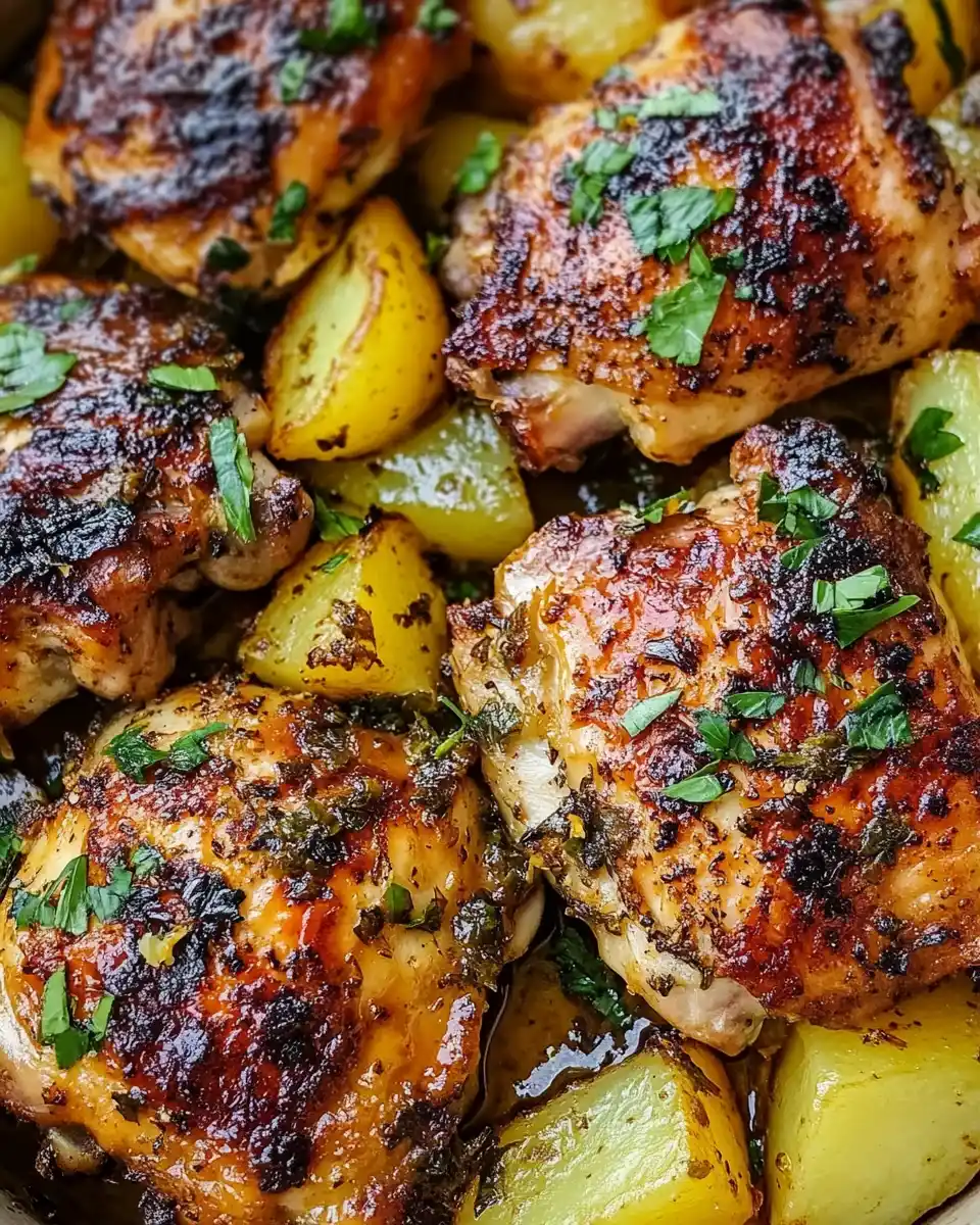 Greek Lemon Chicken and Potatoes