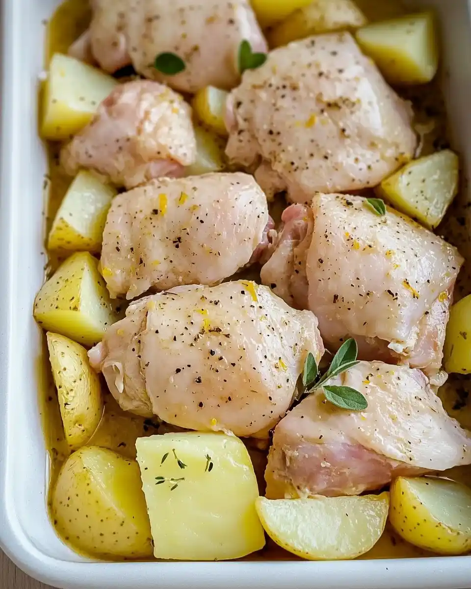 Greek Lemon Chicken and Potatoes