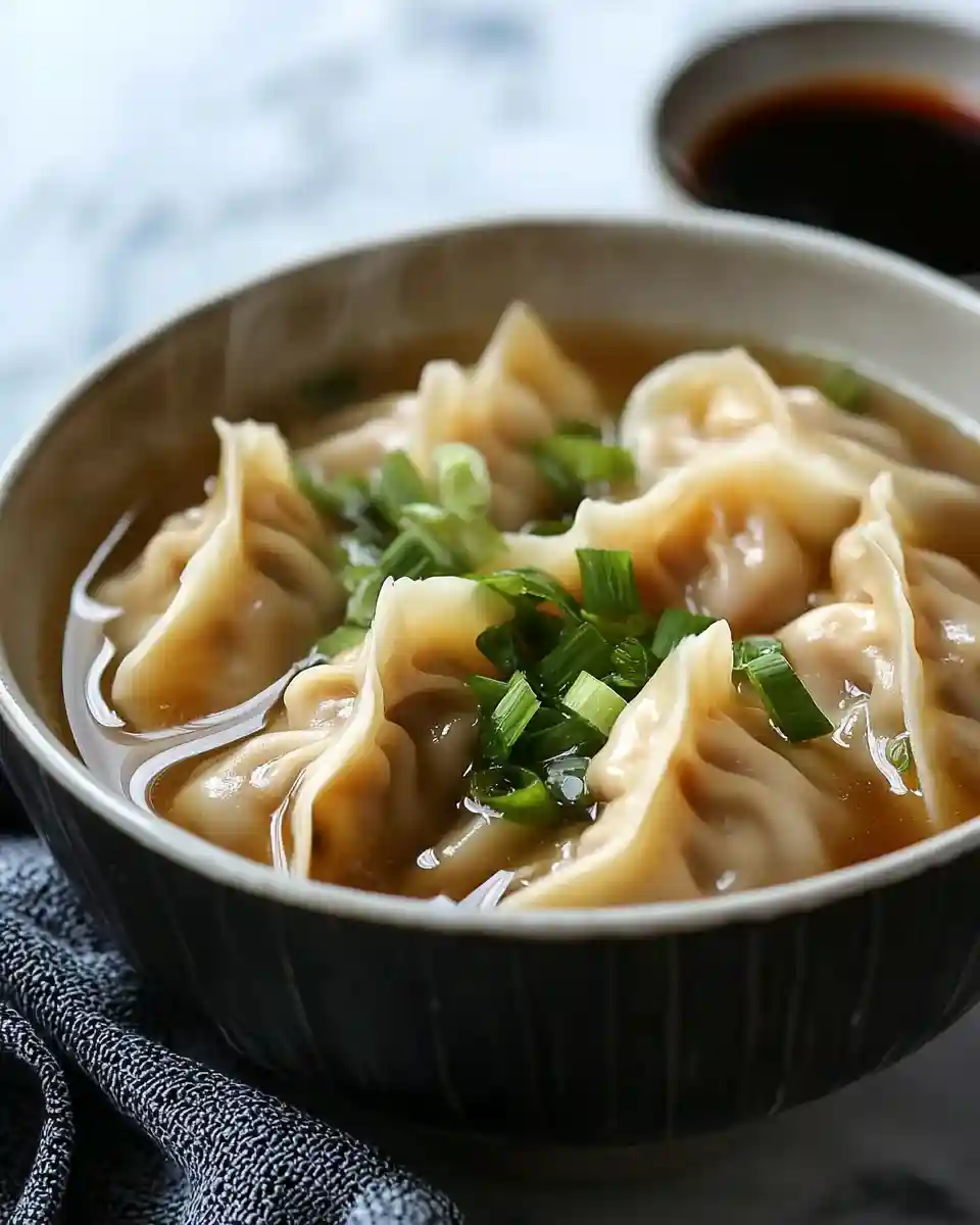 delicious ways to serve frozen wontons: in soup