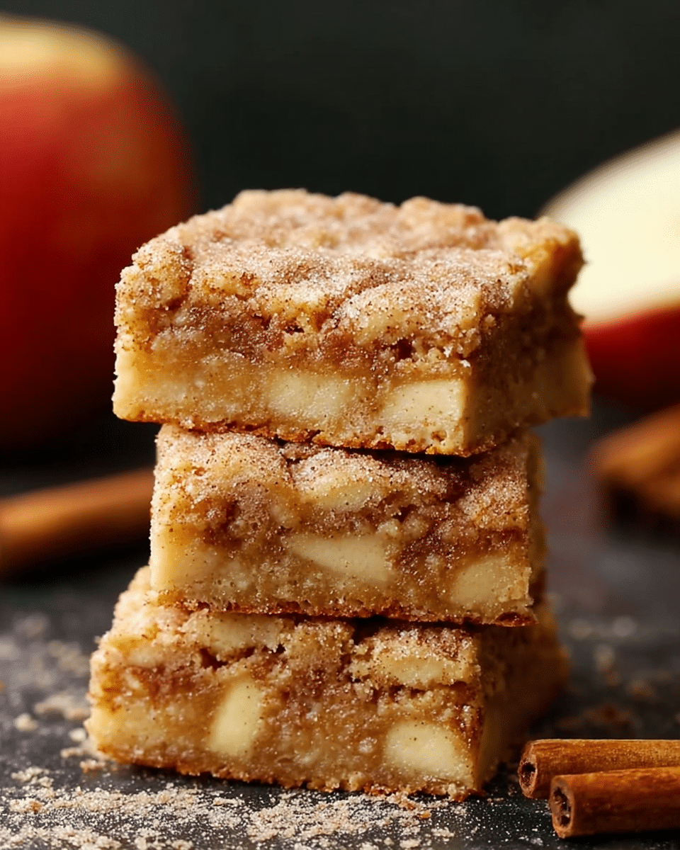 Apple Snickerdoodle Bars