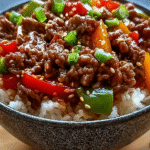 Beef Pepper Rice Bowl