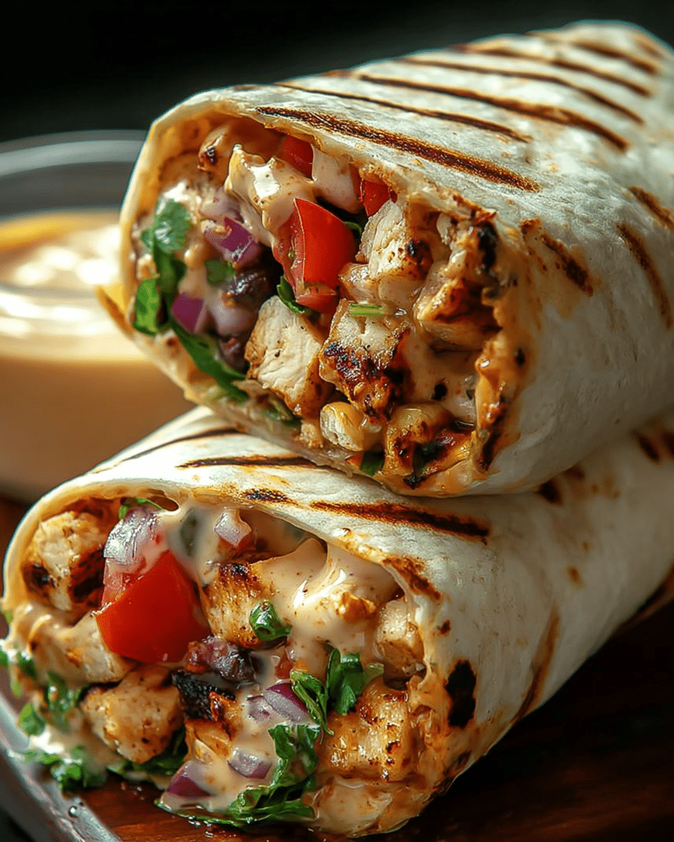Chipotle Ranch Grilled Chicken Burrito