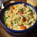 Creamy Chicken Pot Pie Orzo