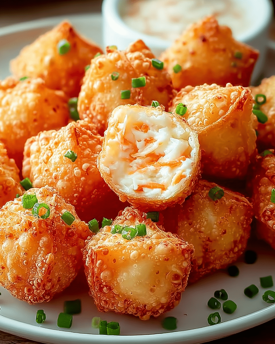 Crispy Crab Rangoon Bombs