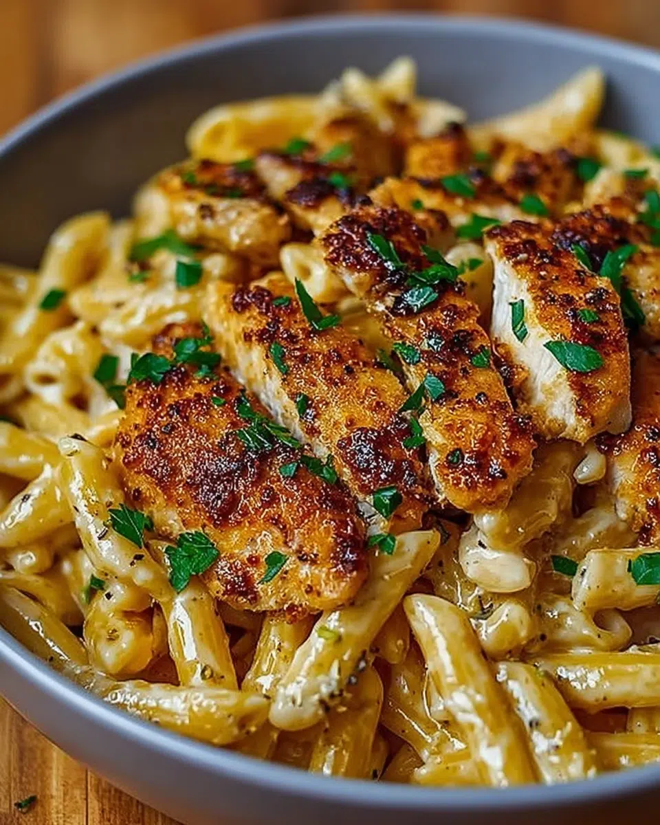 Garlic Parmesan Chicken Pasta