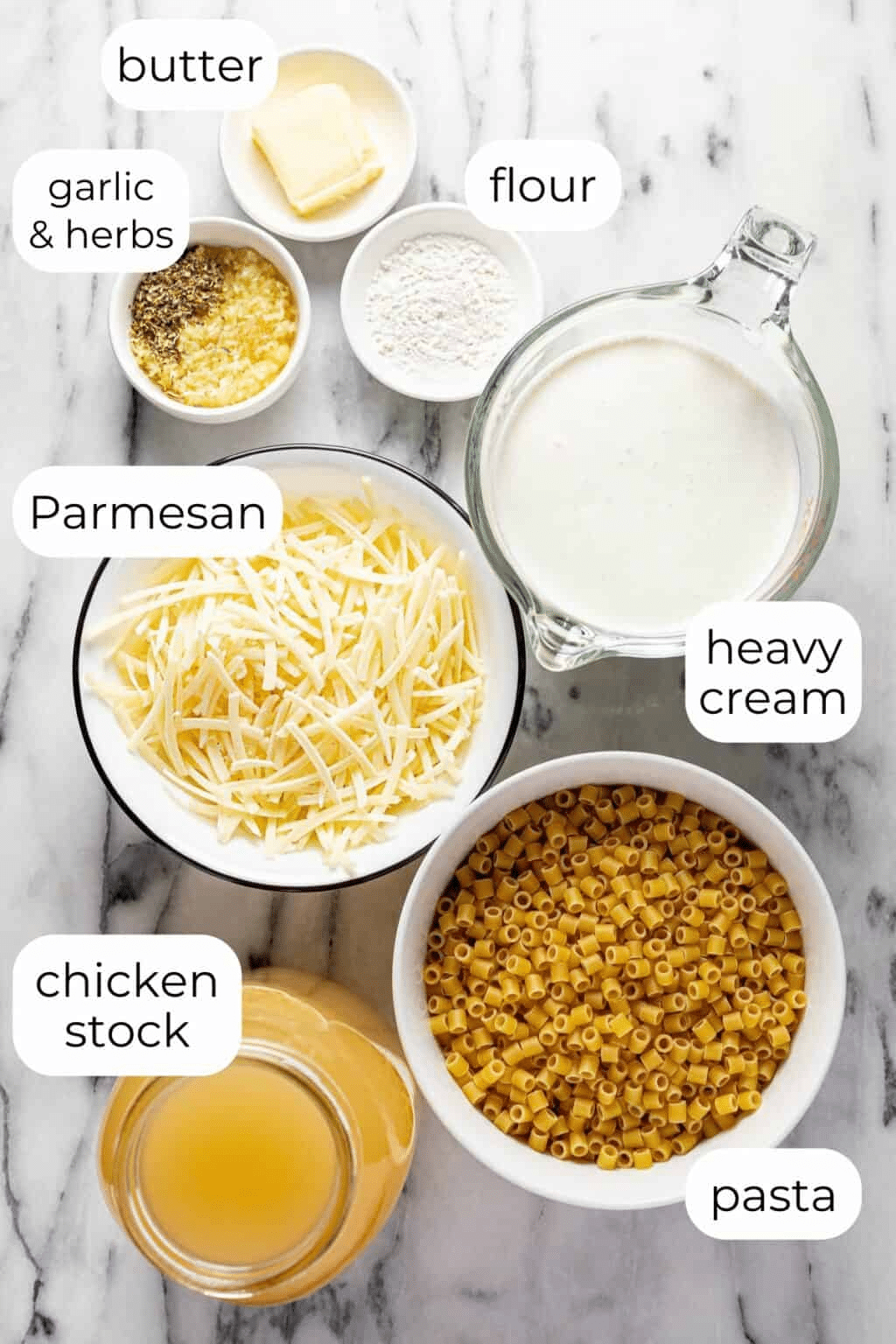 Garlic Parmesan Pasta Soup