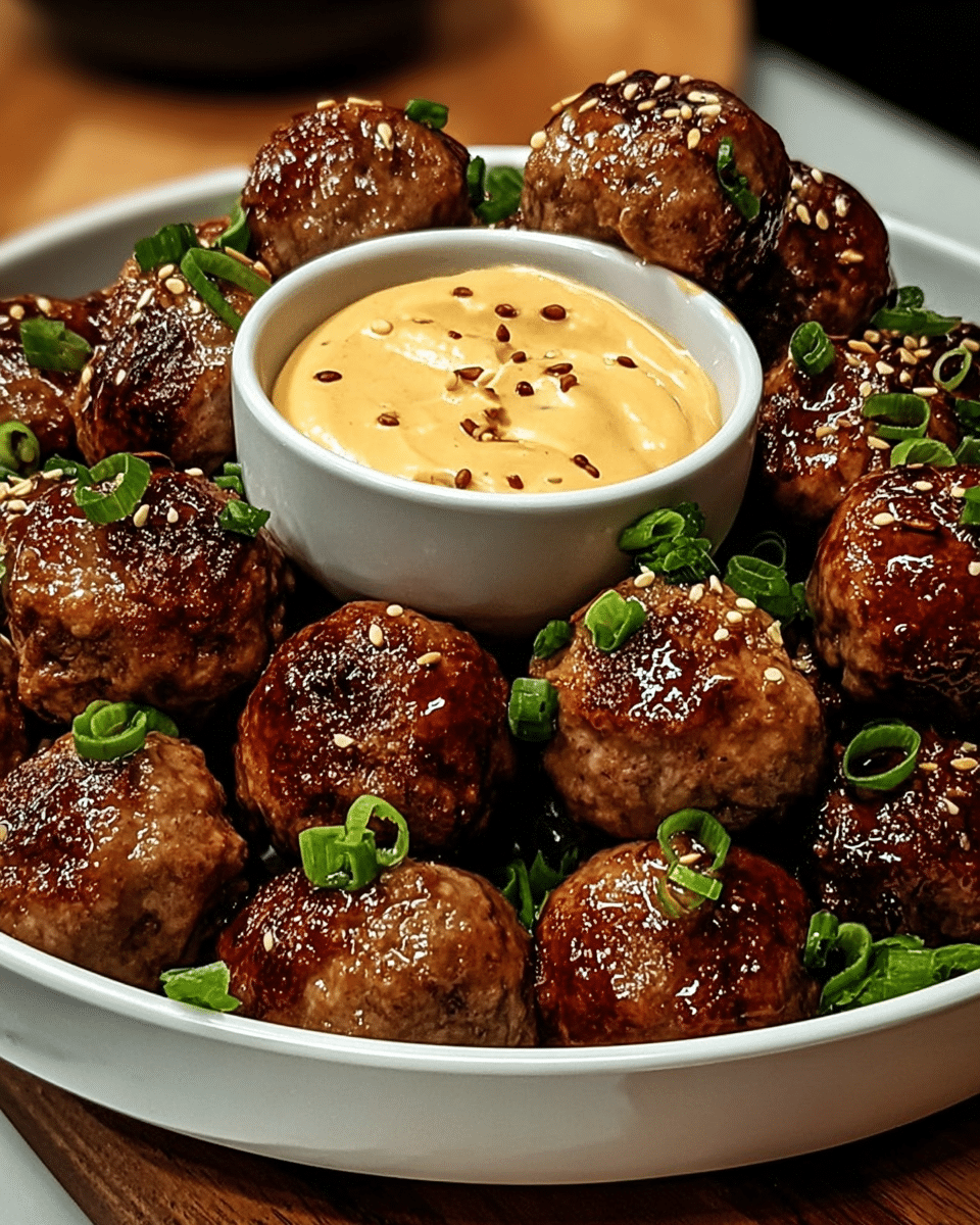 Korean BBQ Meatballs