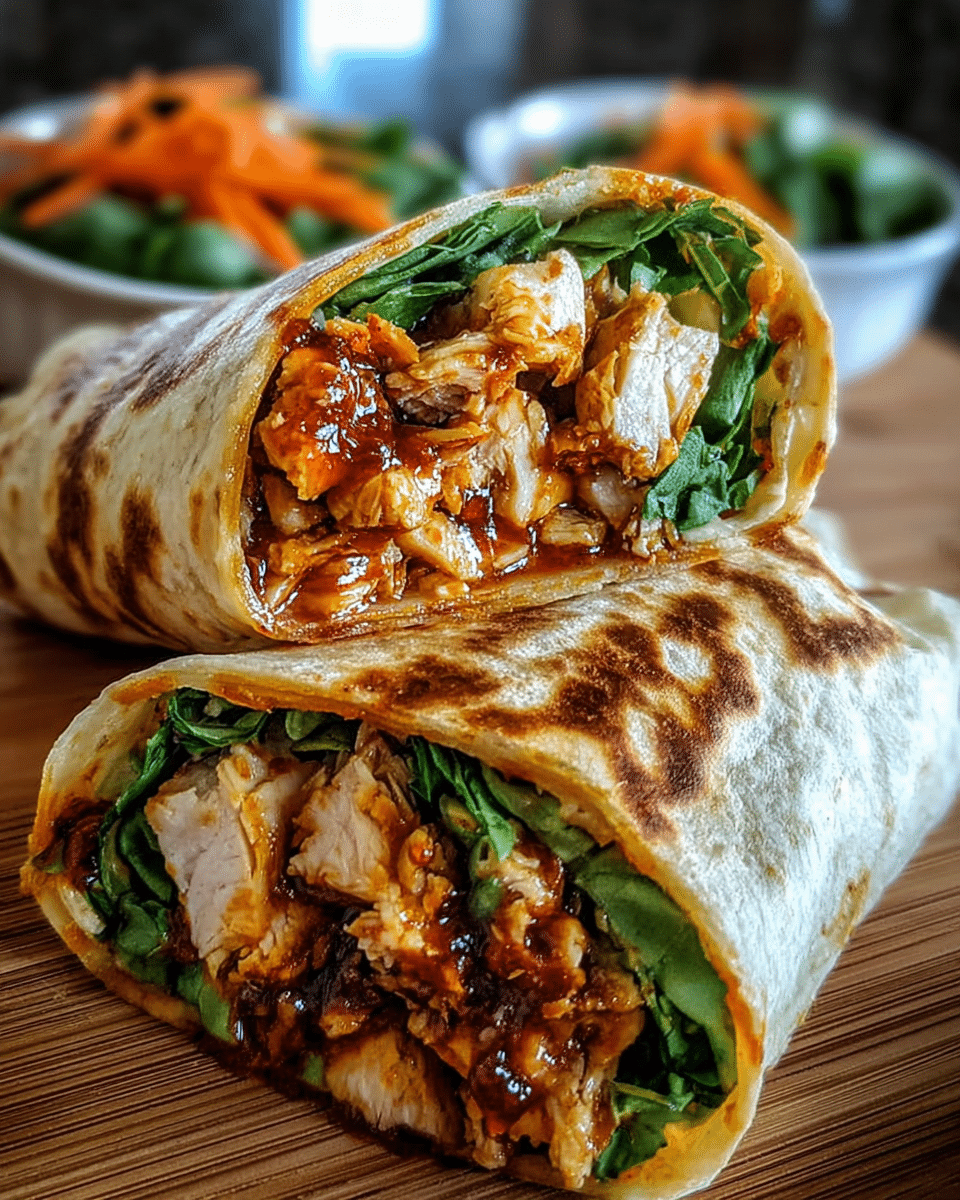 Sweet Chili Chicken Wraps