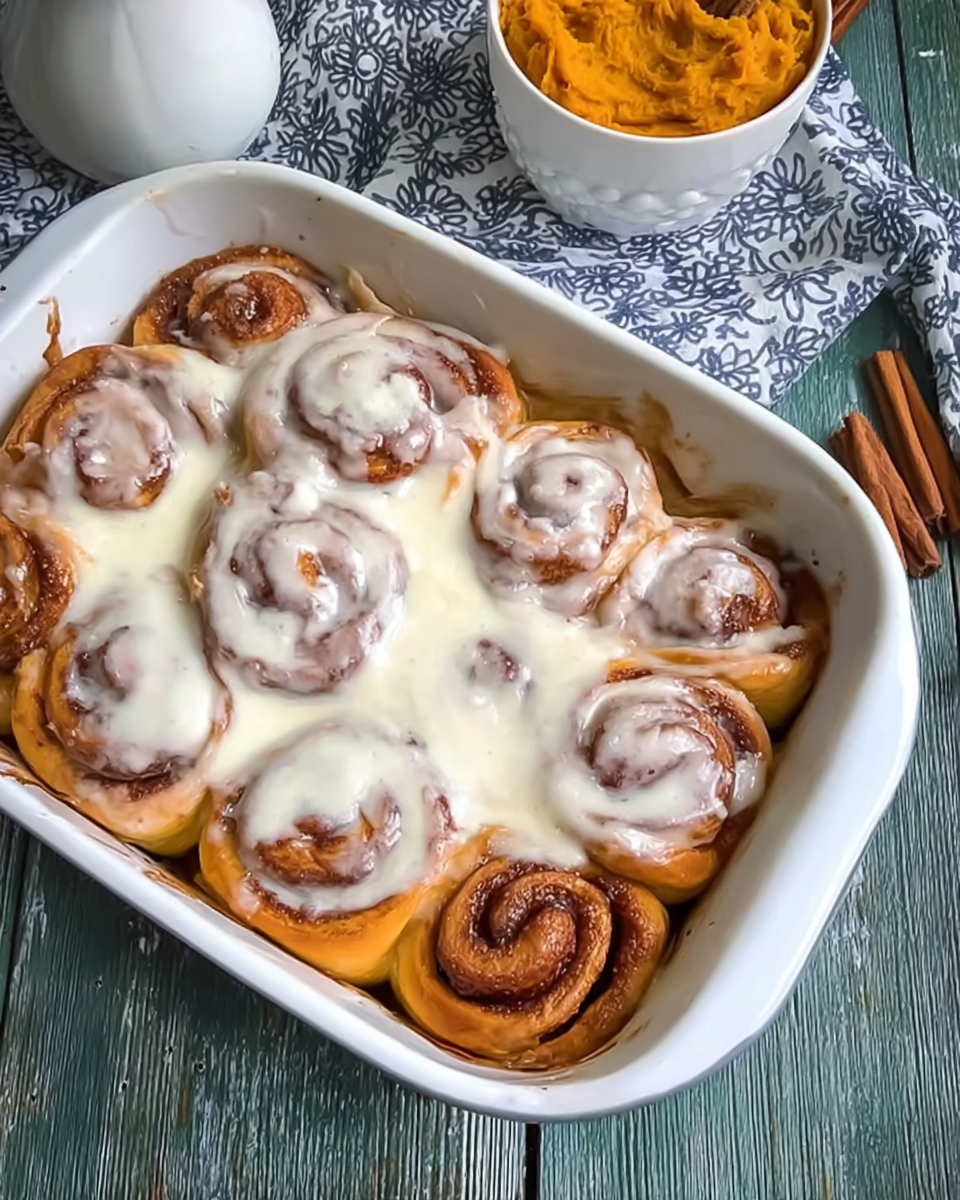 pumpkin cinnamon rolls
