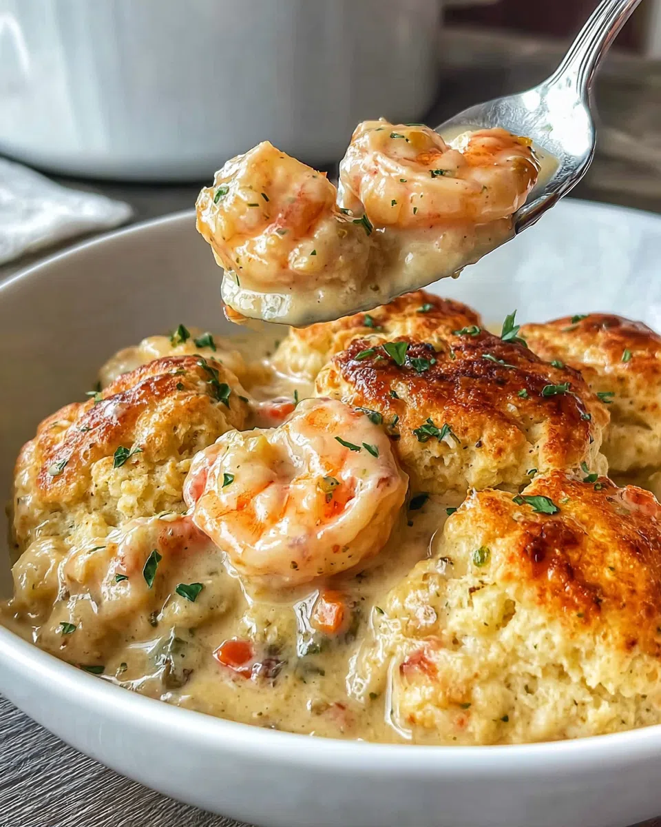 Cheddar Bay Biscuit Seafood Pot Pie