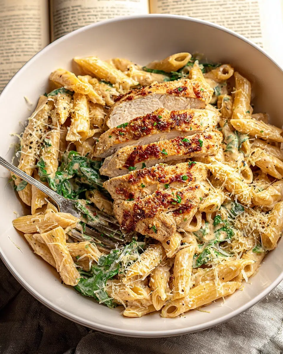 Garlic Parmesan Chicken Pasta