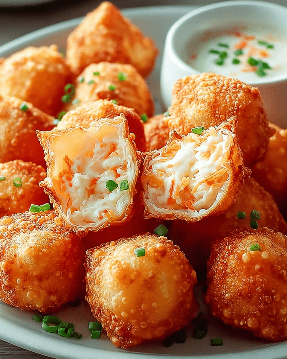 Crispy Crab Rangoon Bombs