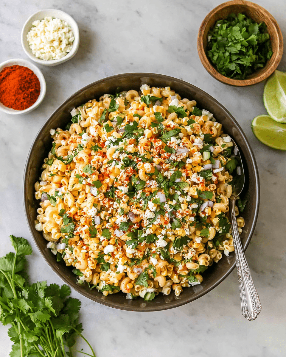 Mexican Street Corn Pasta Salad