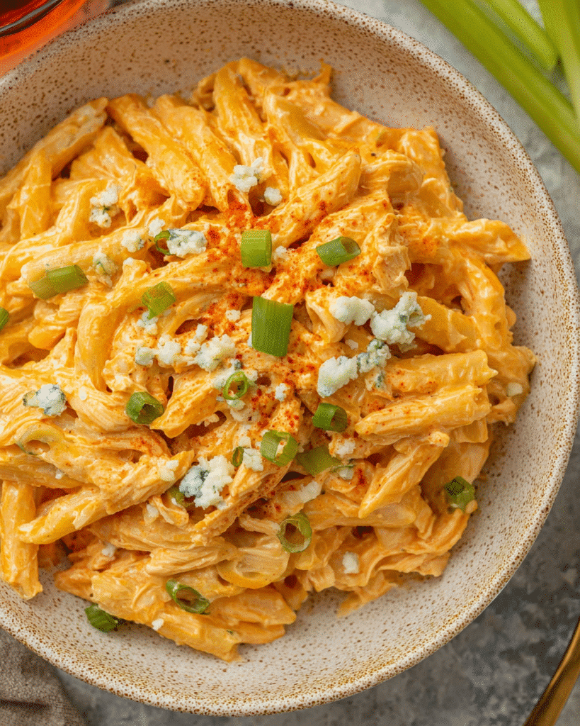 Buffalo Chicken Alfredo Pasta