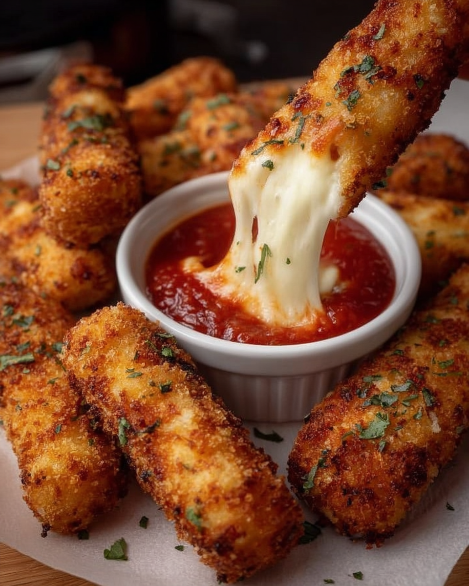 Homemade Mozzarella Sticks