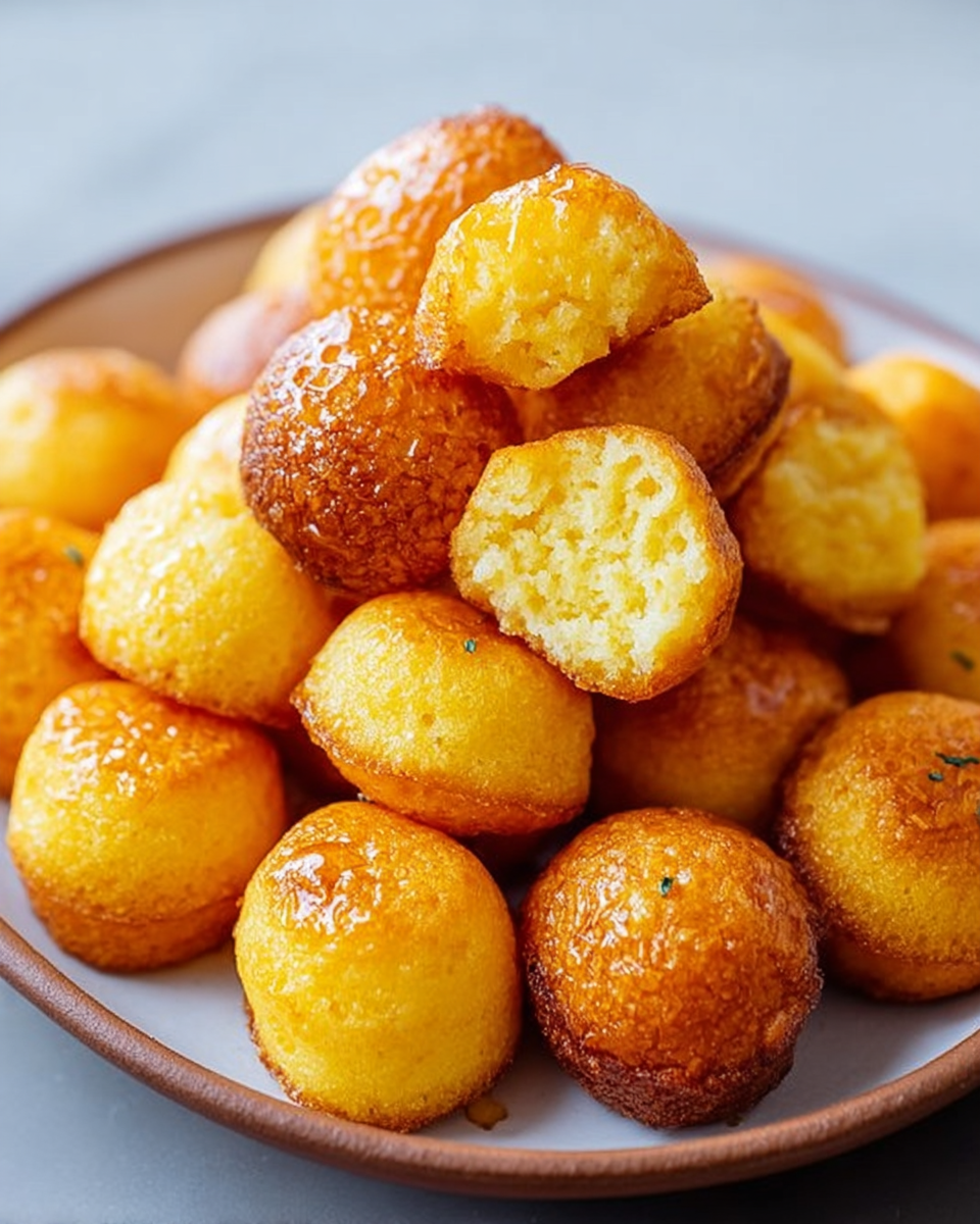 Honey Butter Cornbread Poppers