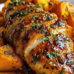 Maple-Glazed Chicken with Sweet Potatoes