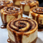 Mini Cinnamon Roll Cheesecakes