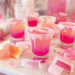 Pink Starburst Mocktail Shots