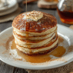 VANILLA CINNAMON BUTTERMILK PANCAKES