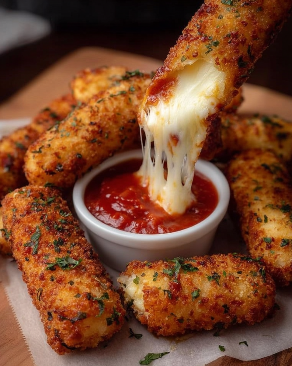 Homemade Mozzarella Sticks