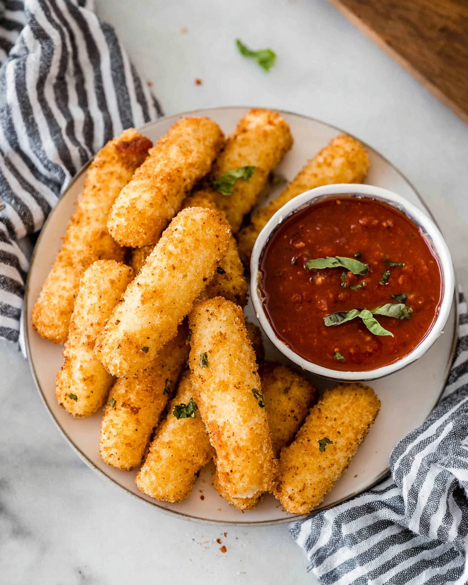 Homemade Mozzarella Sticks
