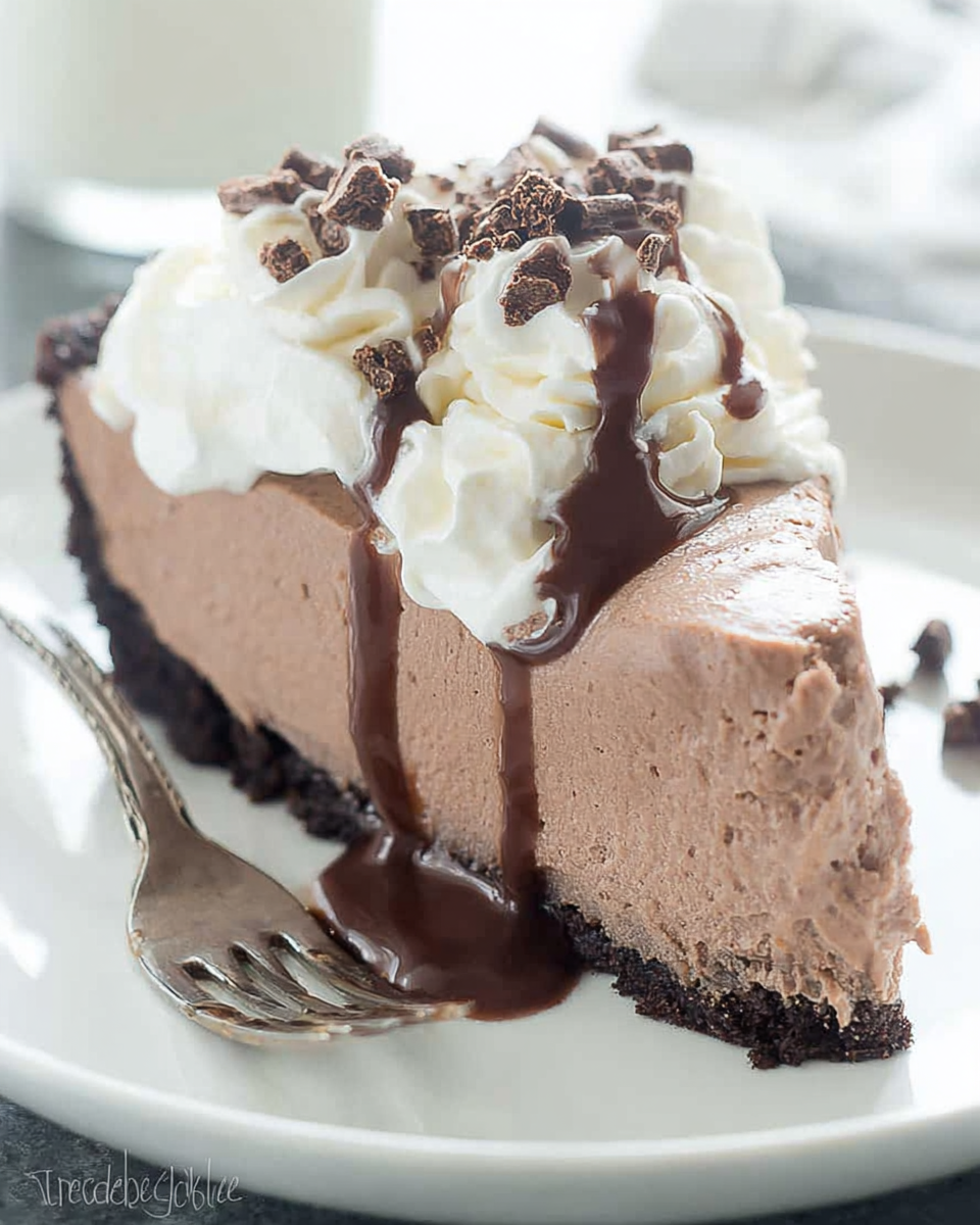 No-Bake Brownie Batter Cheesecake