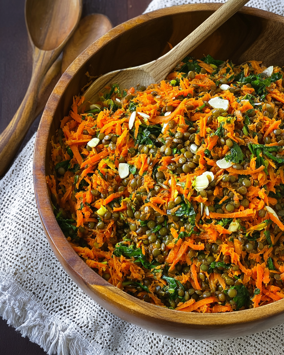 Moroccan-Spiced Carrot and Lentil Salad