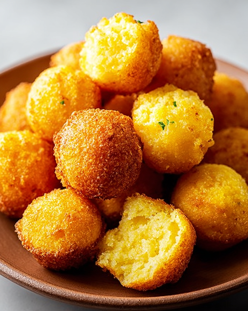 Honey Butter Cornbread Poppers