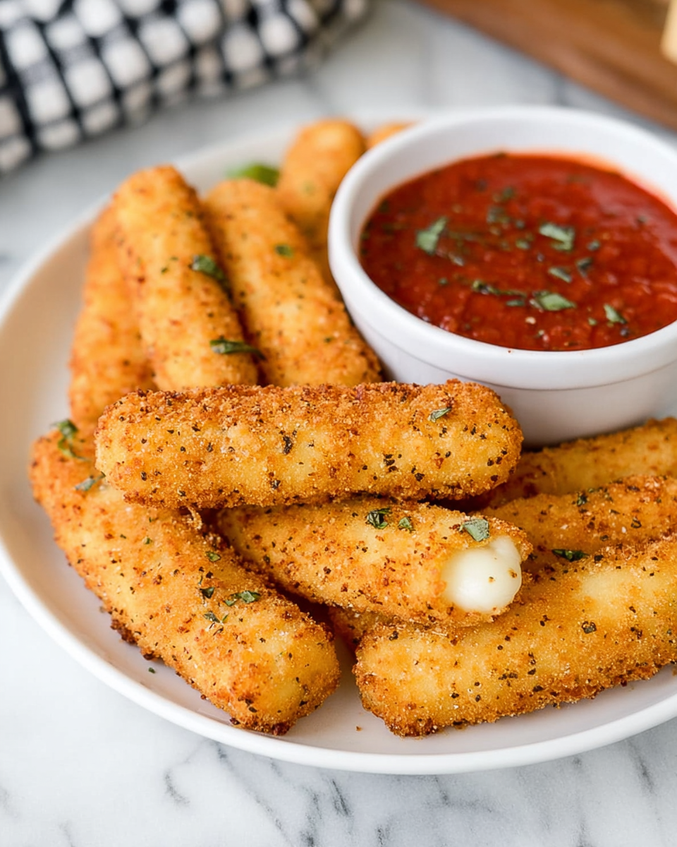 Homemade Mozzarella Sticks