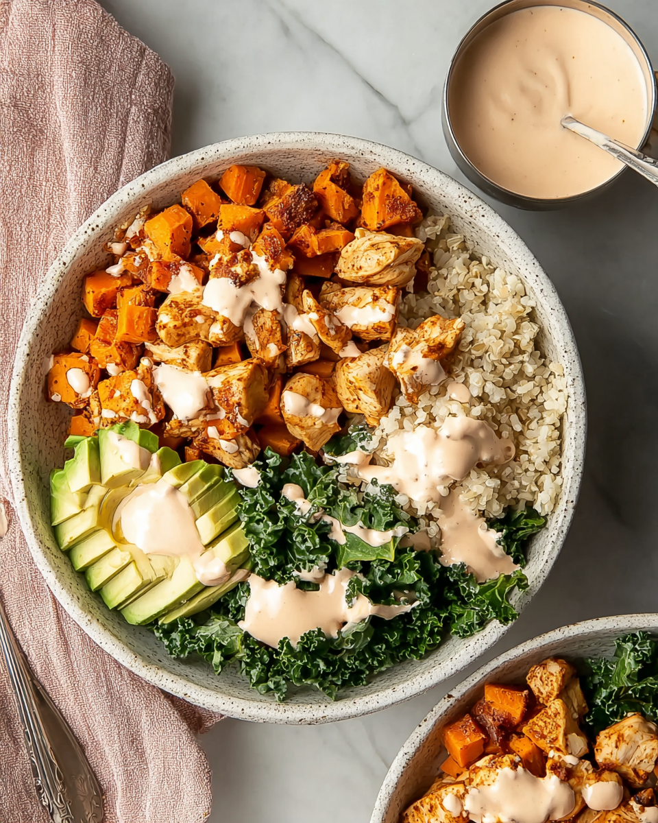 Chicken and Sweet Potato Bowls