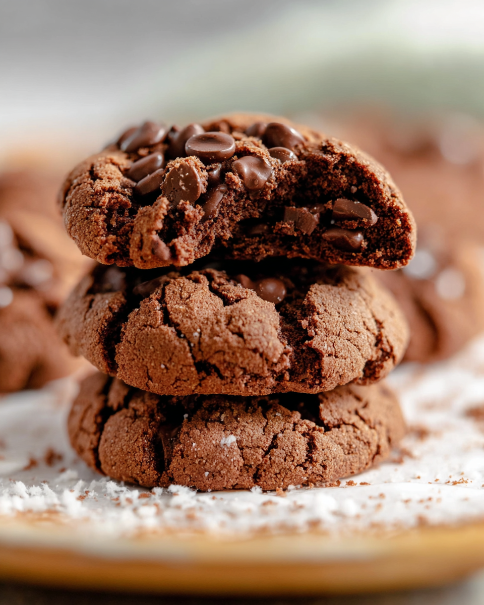 Chocolate Cake Mix Cookies