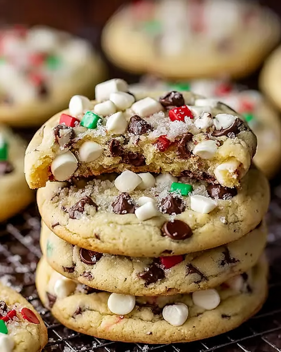 EASY WINTER WONDERLAND CHOCOLATE CHIP COOKIES