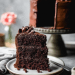 Homemade Dark Chocolate Cake