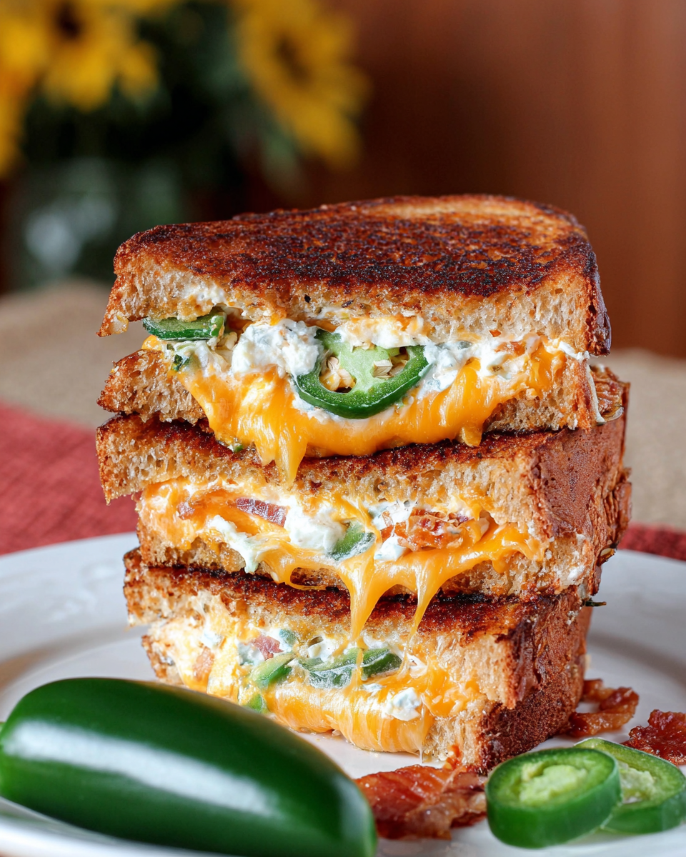 Jalapeño Popper Grilled Cheese