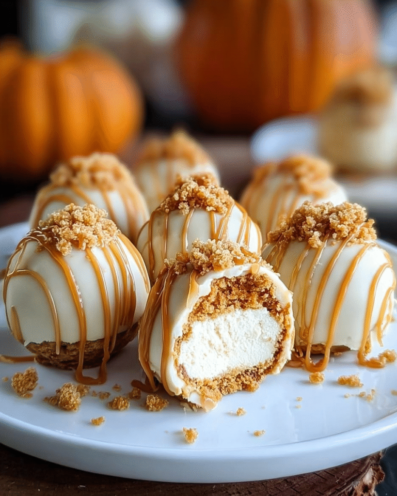 No-Bake Pumpkin Cheesecake Balls