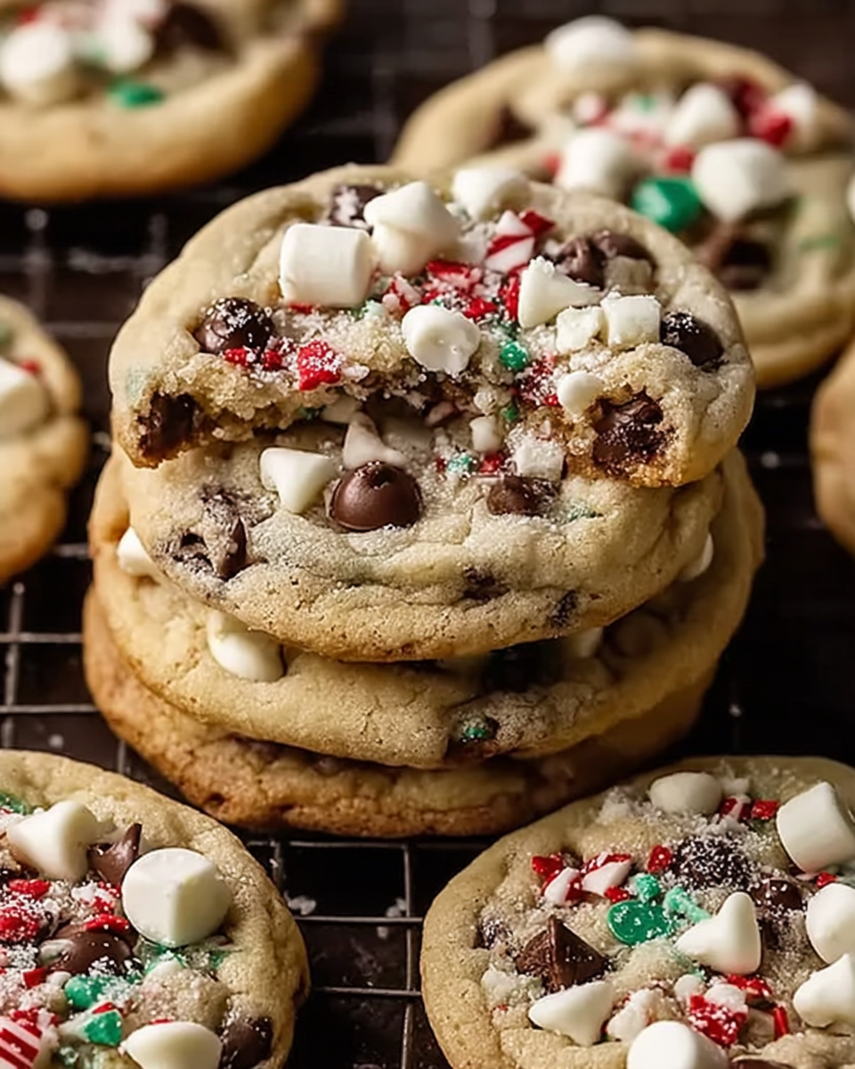 EASY WINTER WONDERLAND CHOCOLATE CHIP COOKIES