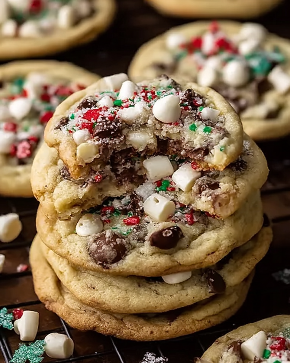 EASY WINTER WONDERLAND CHOCOLATE CHIP COOKIES