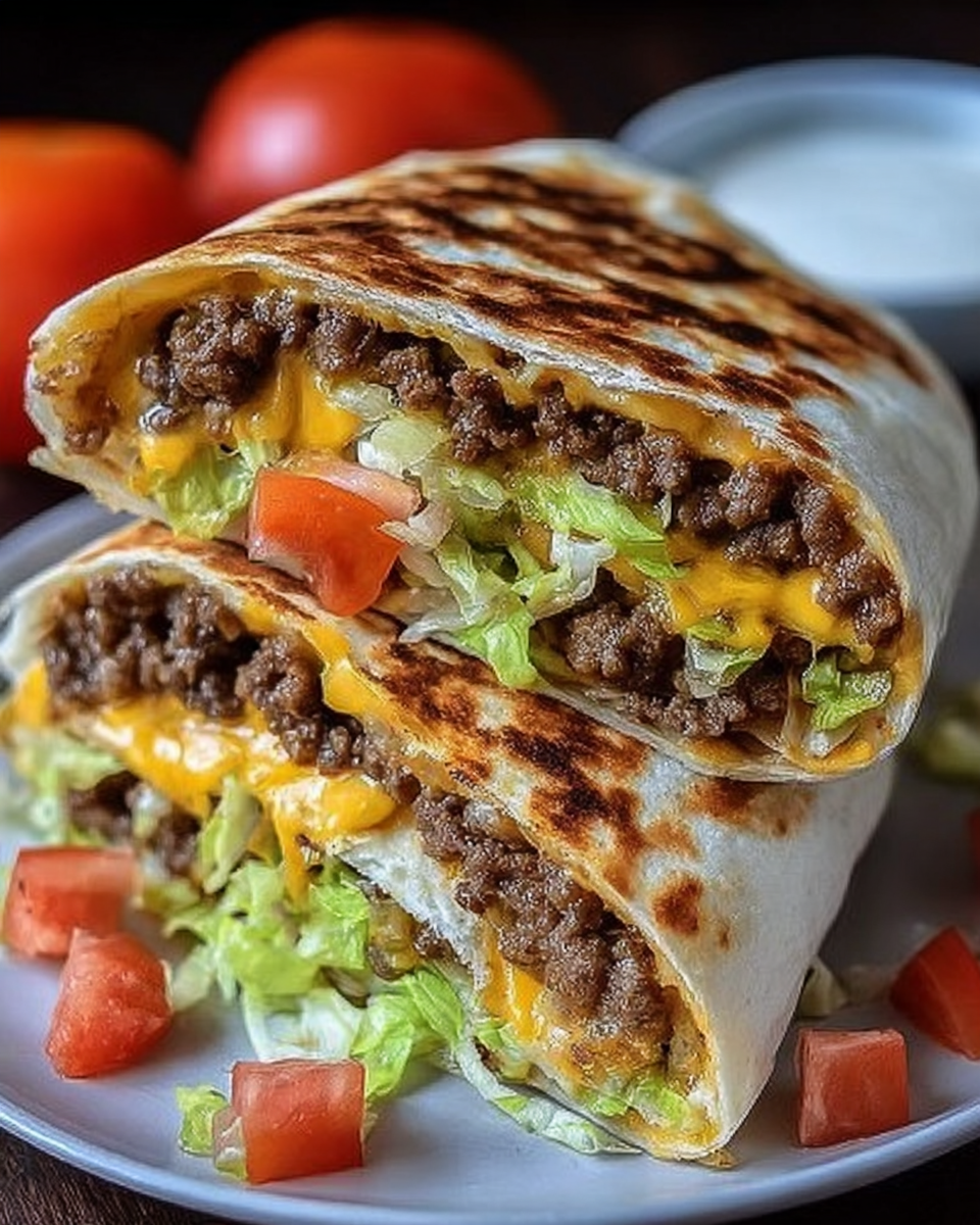 Cheeseburger Crunch Wrap