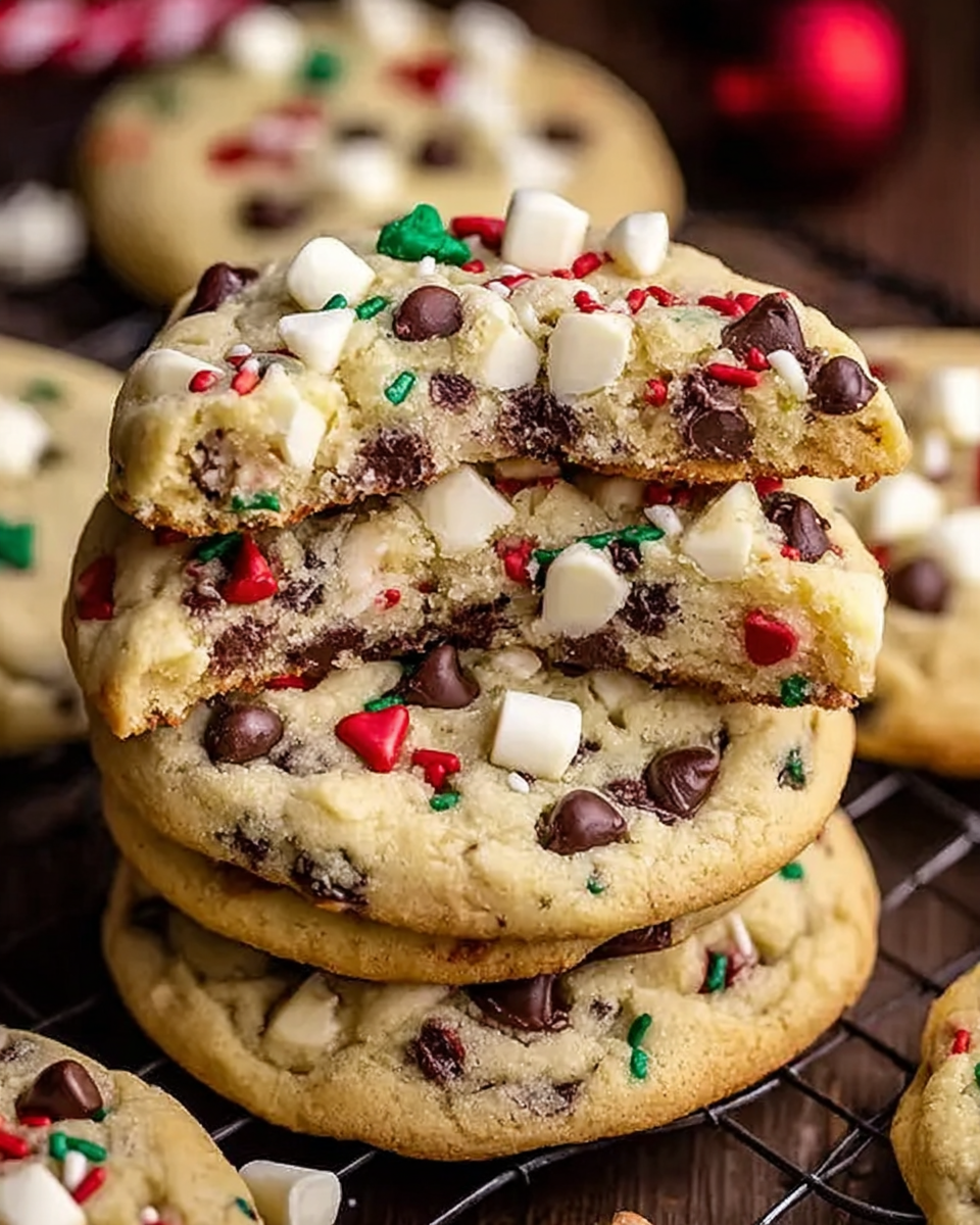 EASY WINTER WONDERLAND CHOCOLATE CHIP COOKIES